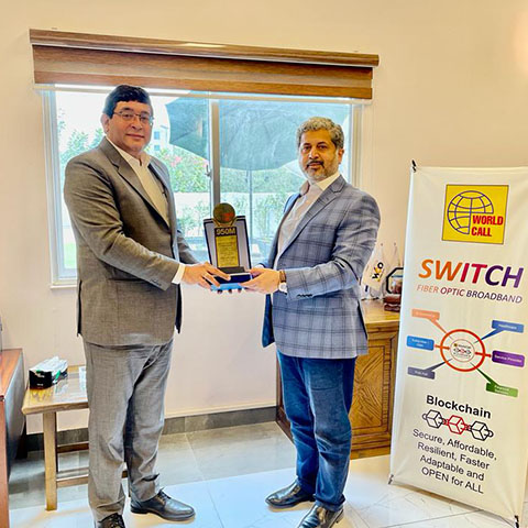 WorldCall Celebrates PSX Record – Presents Memento to CEO AKD Securities Limited