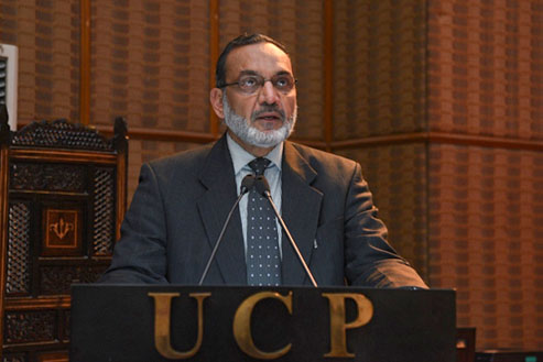 Dr Nassar Ikram, Pro-Rector of UCP